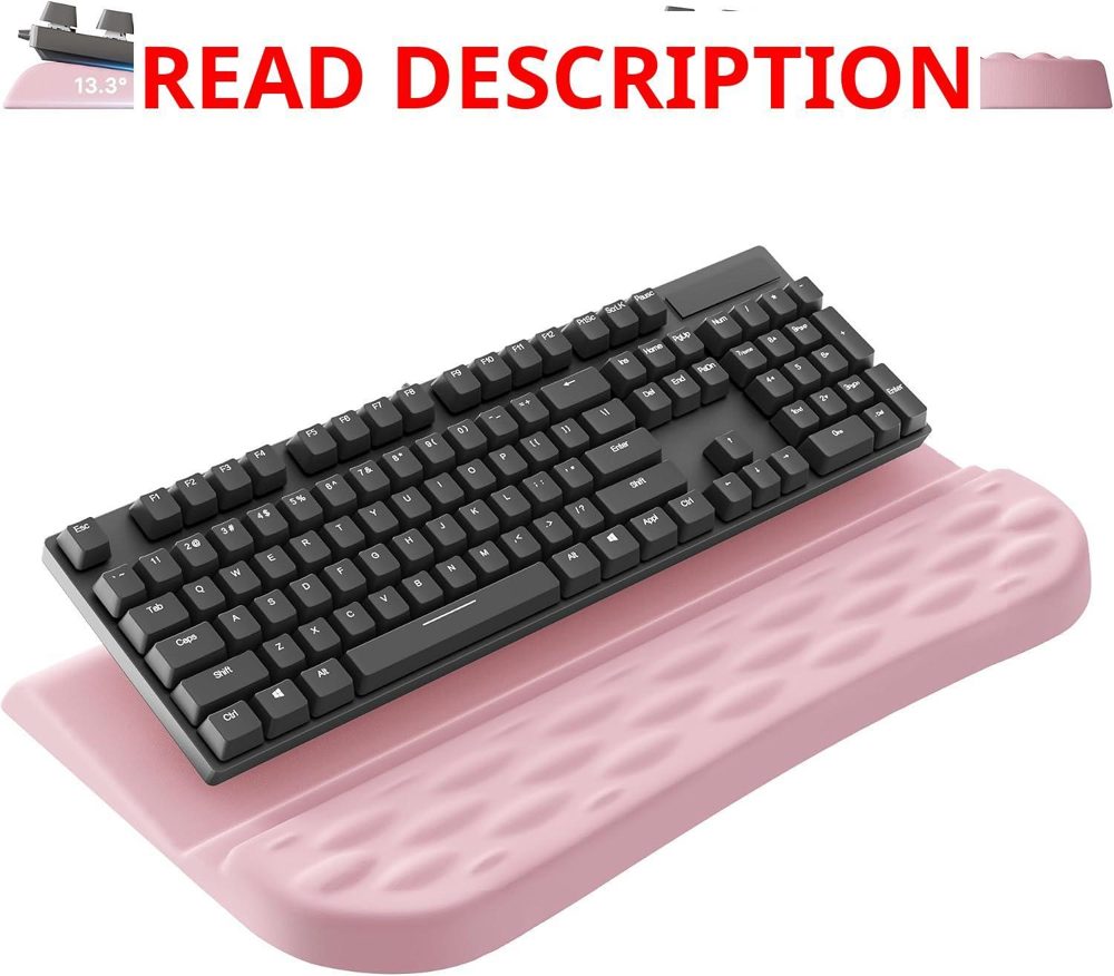 Laborio Keyboard Wrist Rest Stand Pink