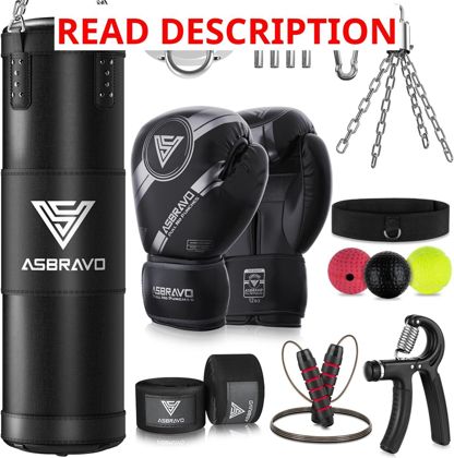 Punching Bag Set: 4 ft with Gloves & Wraps
