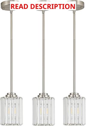 Brushed Nickel Pendant Lights Adjustable