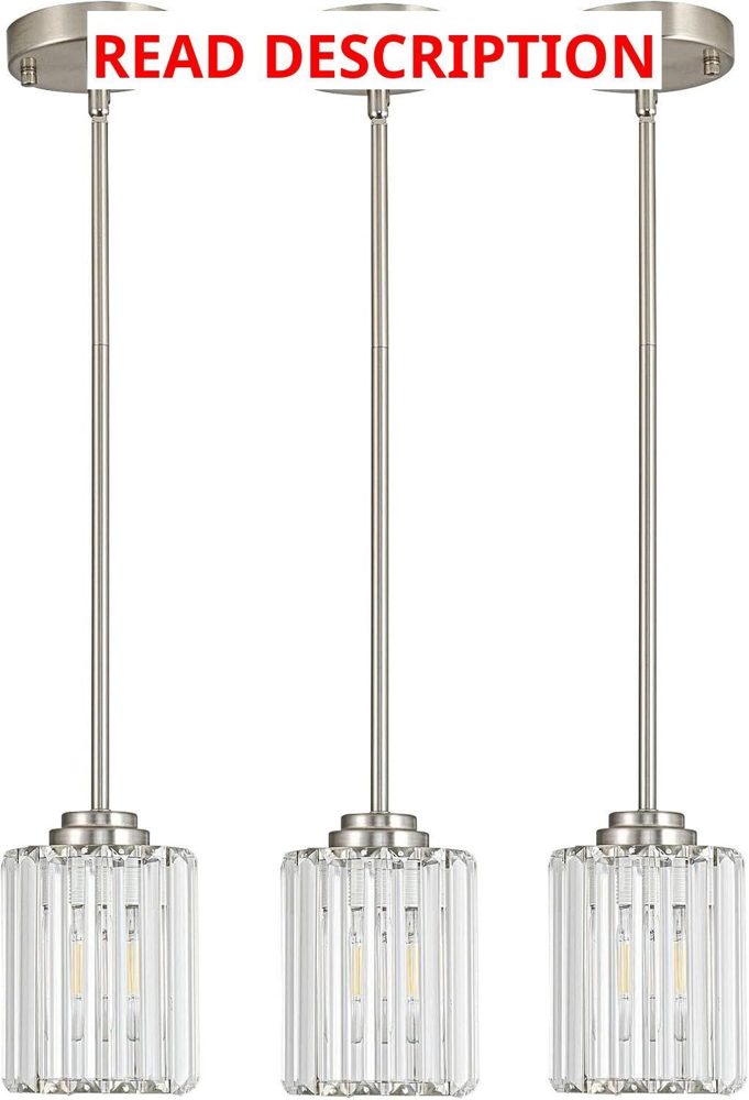 Brushed Nickel Pendant Lights Adjustable
