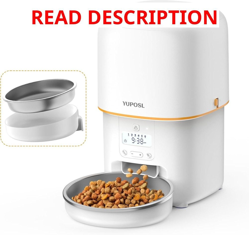 Automatic Cat Feeder 3L (Anti-Jam)