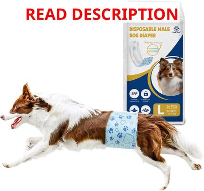 Male Dog Diapers with Wetness Indicator