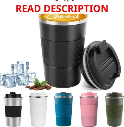 Insulated Travel Coffee Mug Stainless Steel
