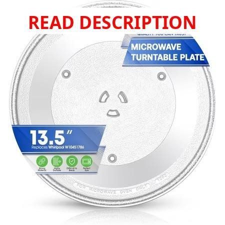 Bagean 13.5" Glass Plate W10451786
