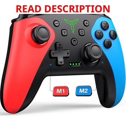 Wireless Switch Controller with Back Buttons