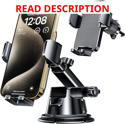 Qifutan Dash Mounted Phone Holder for Car Mount
