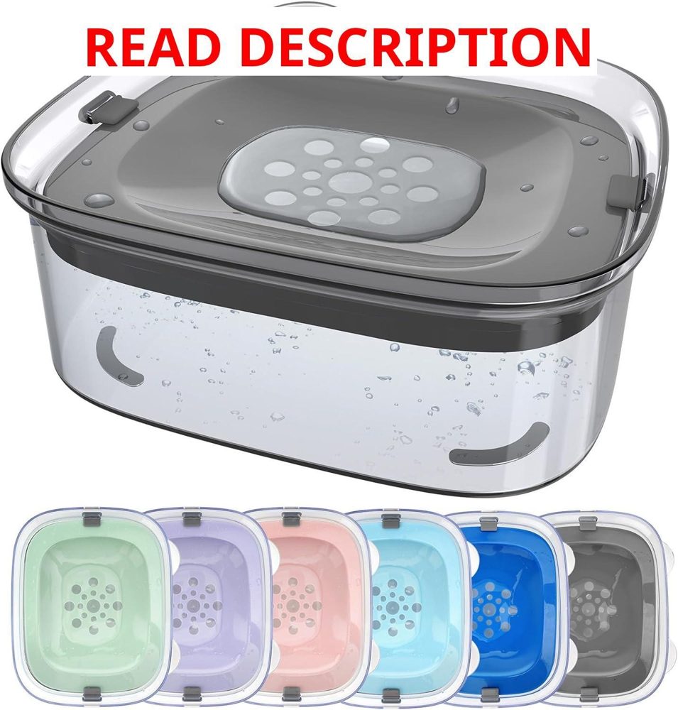 3L No Spill Dog Water Bowl with Slow Disk