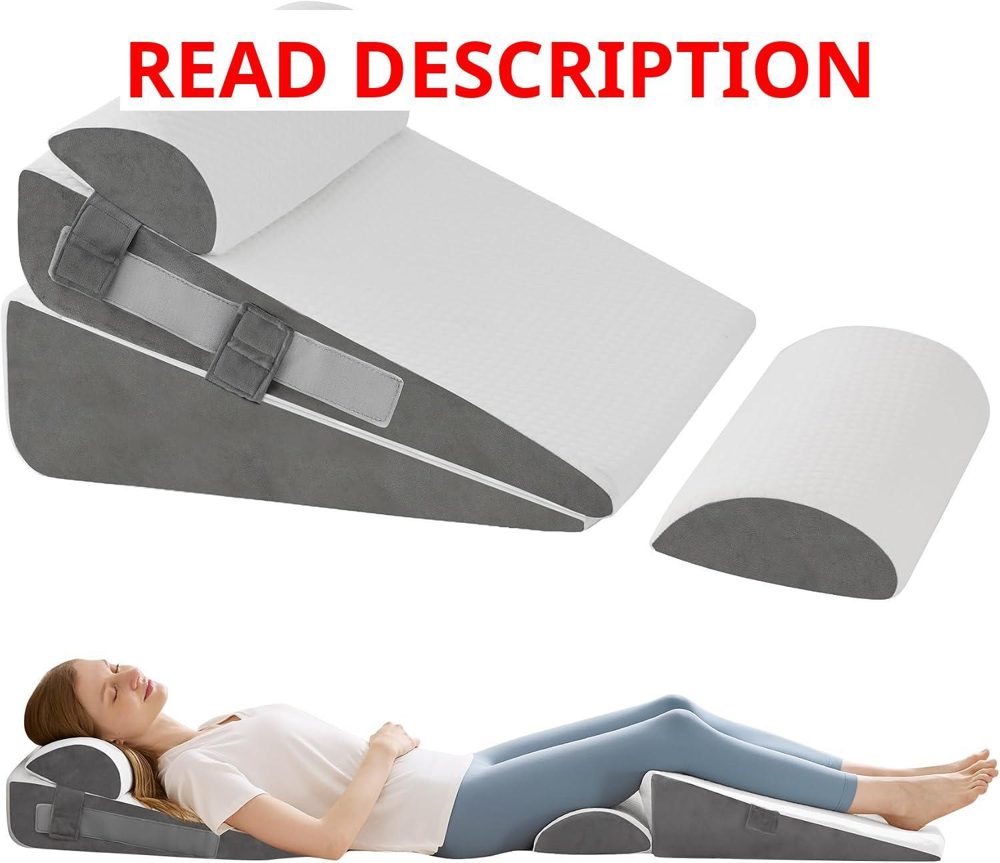 Wedge Pillow Set Memory Foam Triangle Pillow