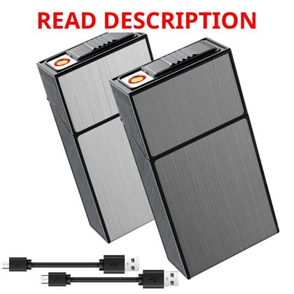 Cigarette Case 100mm 100s King Size USB 2Pack