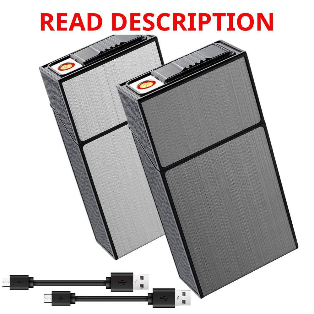 Cigarette Case 100mm 100s King Size USB 2Pack