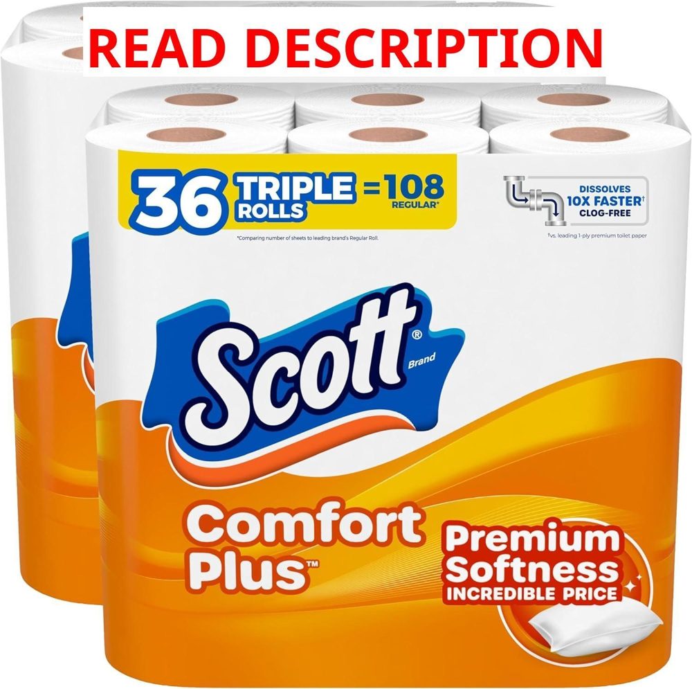 Scott ComfortPlus Toilet Paper 12 Rolls