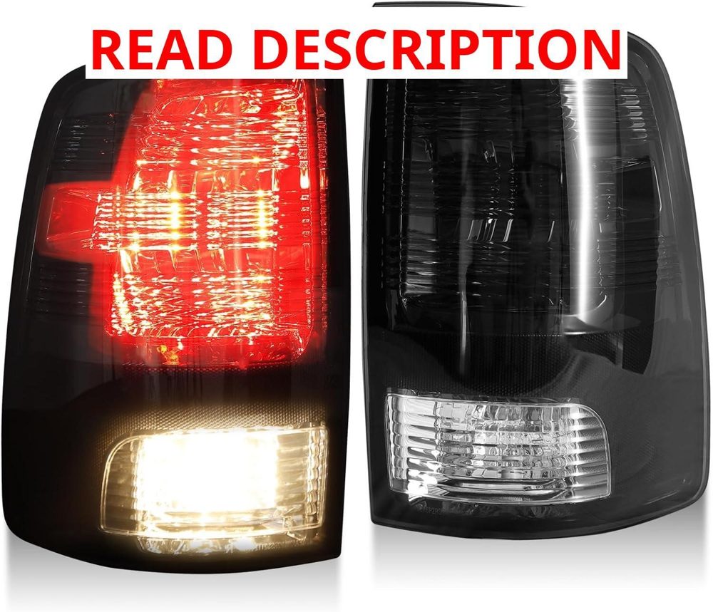 MAYELLO Smoked Tail Lights for Ram 1500/2500