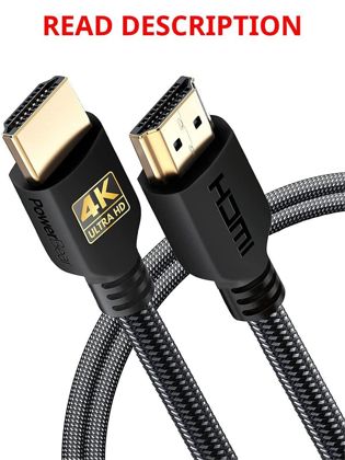 PowerBear 4K HDMI Cable 6 ft | 18Gbps ARC CL3