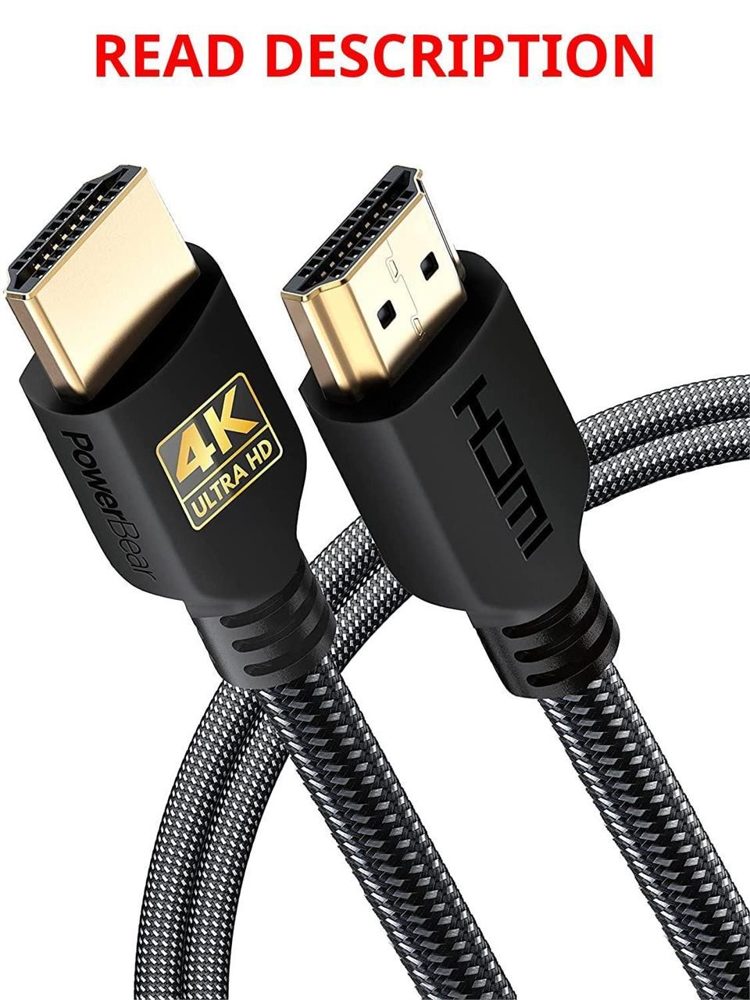 PowerBear 4K HDMI Cable 6 ft | 18Gbps ARC CL3