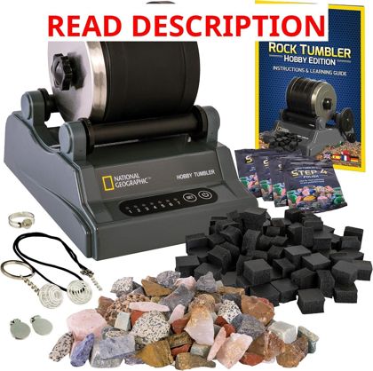 National Geographic Hobby Rock Tumbler Kit
