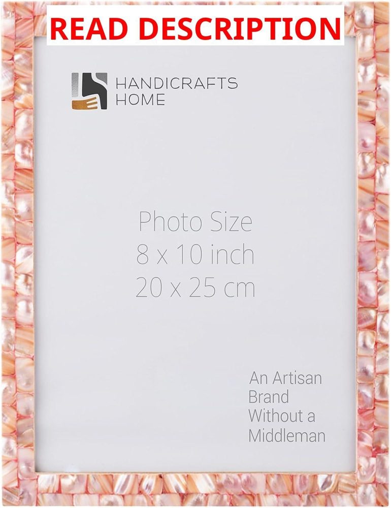 Handicrafts Home Pearl Pink Frame 8x10