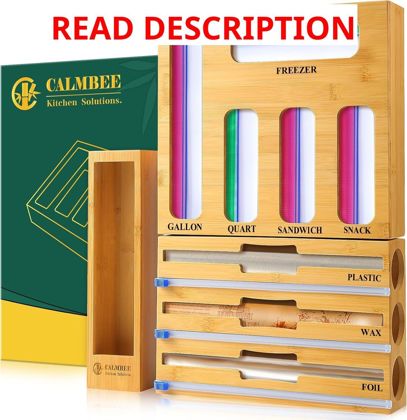 Calmbee 9-in-1 Bamboo Storage Bag Organizer