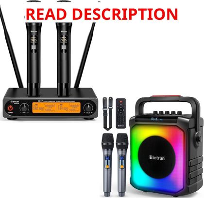AI Karaoke Machine with Wireless Mic