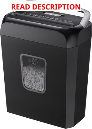 Bonsaii 6-Sheet Cross Cut Shredder P-4