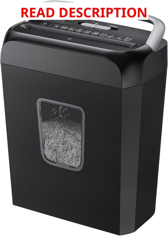 Bonsaii 6-Sheet Cross Cut Shredder P-4