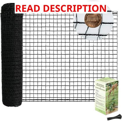 POYEE Deer Fence Netting 5x100ft Mesh Netting