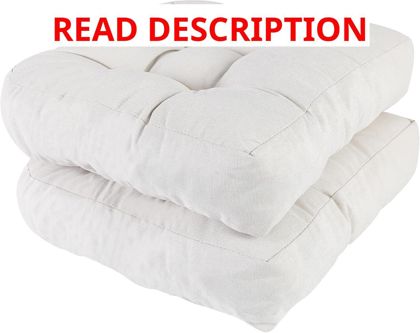 RACE LEAF 19x19 Patio Chair Cushions Beige 2