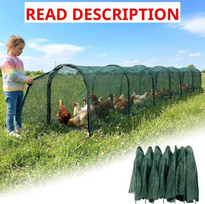 Chicken Runs for Yard: Foldable Tunnels Kit