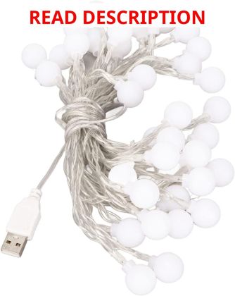 SUNGOOYUE Ball String Lights USB LED Decor