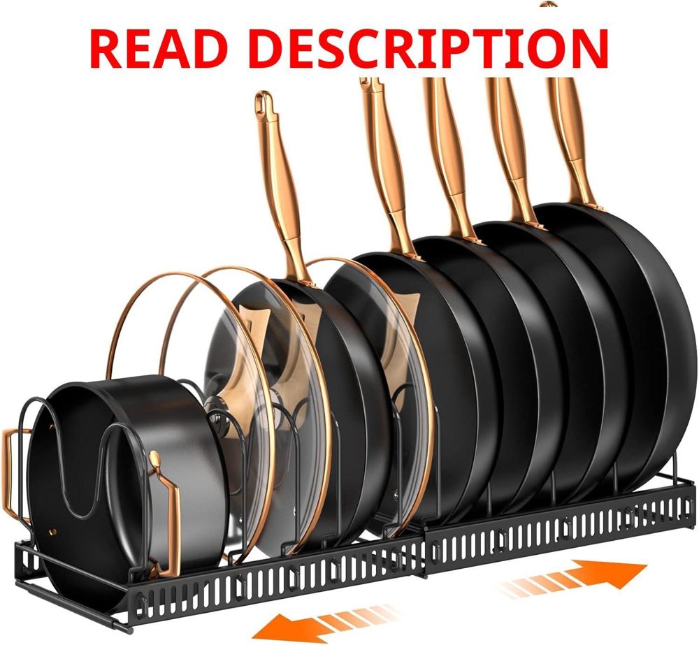MUDEELA Pan Lid Organizer 11.8 22.9"