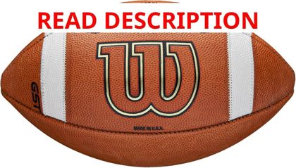 WILSON GST Leather Game Football