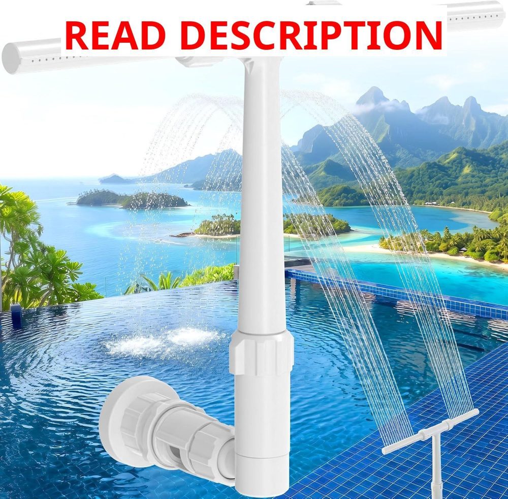 Pool Fountain for Pools with Extension White