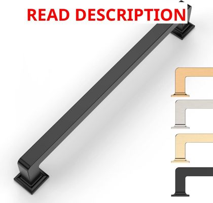 9BUILD 10-Pack 8.8" Matte Black Handles