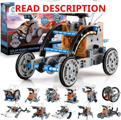 Sillbird 12-in-1 Solar Robot Kit 190 Pieces