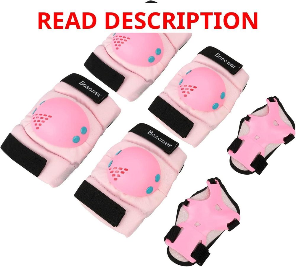 BOSONER Kids Knee/Elbow/Wrist Pad Set (3-15)