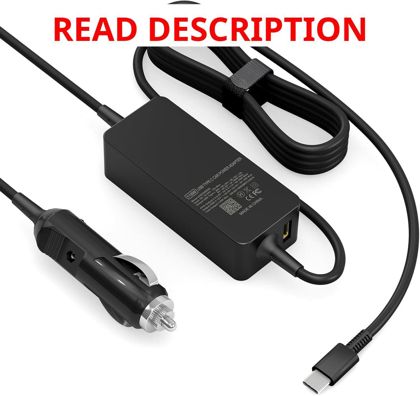 100W Laptop Car Charger USB-C for Dell/XPS/Lat