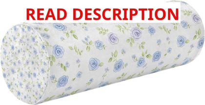 Cute Floral Neck Roll Pillow - Memory Foam