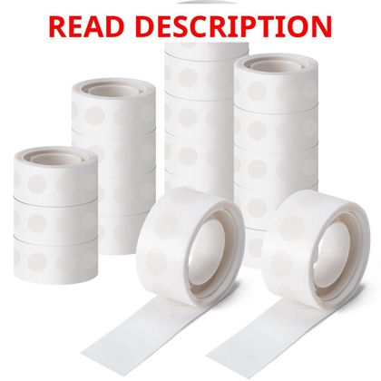 Hoewina 2000pcs Clear Glue Dots Removable