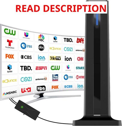 Smart TV Indoor Digital Antenna with 3M Base