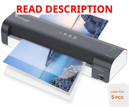 Bonsaii 13" Laminator   Jam-Free 3-Mode