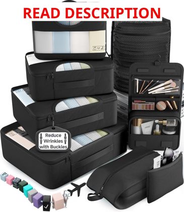 Veken Packing Cubes 10/8 Set Organizer