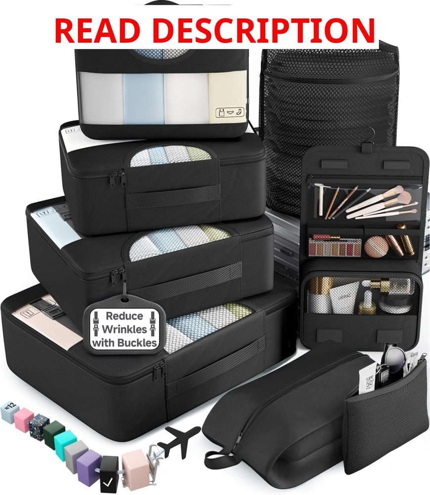 Veken Packing Cubes 10/8 Set Organizer