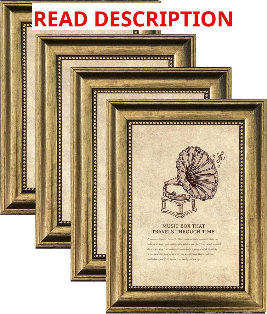 4x6 Picture Frame with Real Glass (4)