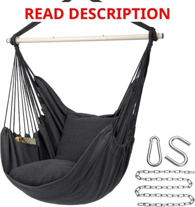 Y- STOP Hammock Chair 500 Lbs 2 Cushions