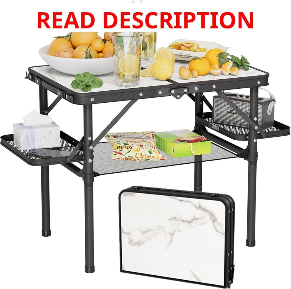 Titanker Small Folding Camping Table 2ft