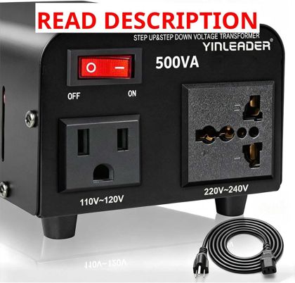 Yinleader 500W Voltage Transformer 110V-220V