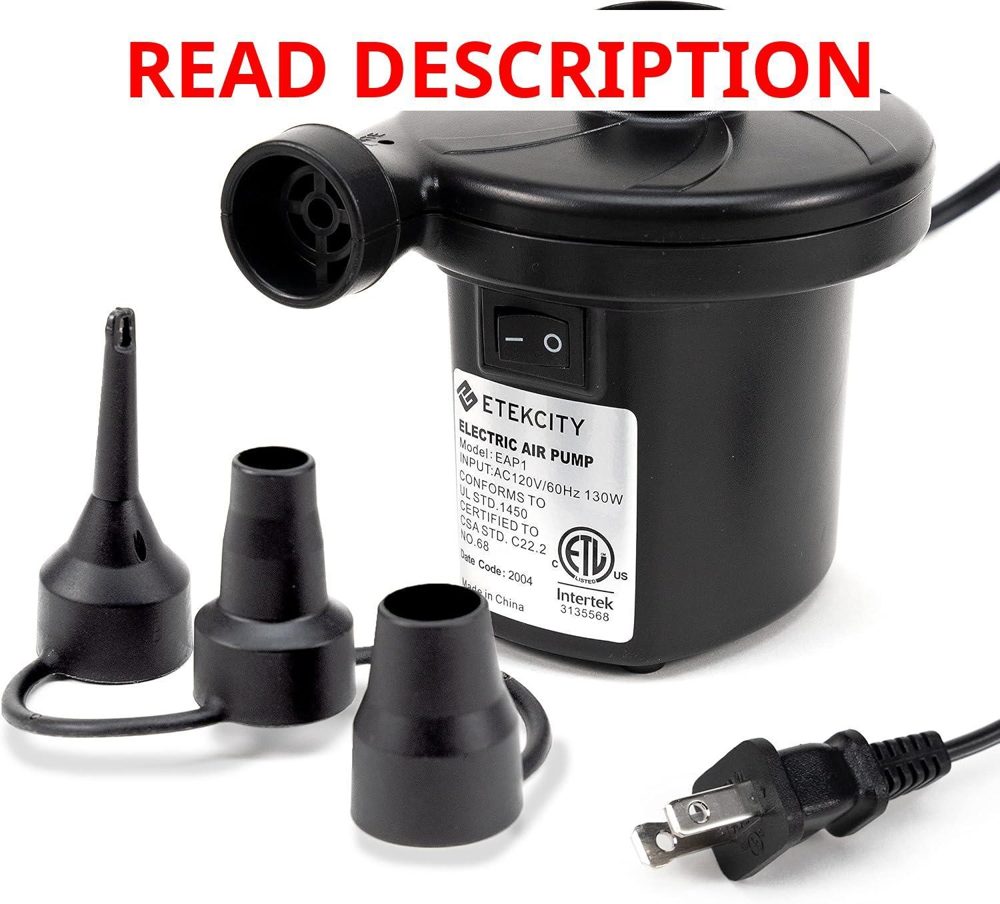 Etekcity Air Pump for Inflatables 110-120V