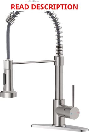 Kitchen Faucet with Pull-Down Sprayer Nickel
