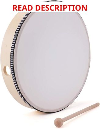 Foraineam 10-Inch Hand Drum with Drumstick