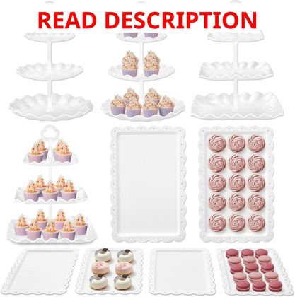 Kootek 3-Tier Cupcake Stand BPA-Free