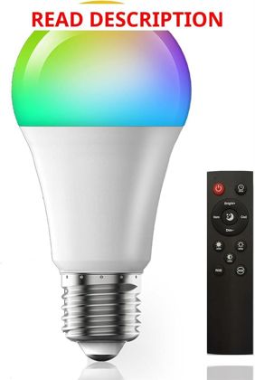 Qaubauyt Floor Lamp RGB 9W with Remote
